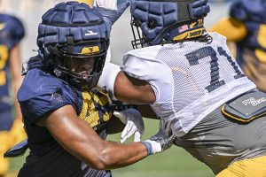Brown hopeful that WVU's increased physicality in practice will lead to a better start in 2023